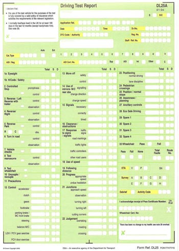 DL25a form